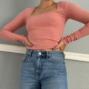 SQUARE NECK AÉROPASTLE TOP